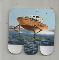 Plaque En Tole HUILOR à Monter , Bateau , LE FRECCIA DEL SOLE ,Italie 1961,bateau-planeur - Blechschilder (ab 1960)