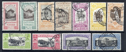 ROMANIA 1906 Jubilee Exhibition Official Set With S.E. Overprints, Used.  Michel Dienst I-XI €650 - Oblitérés