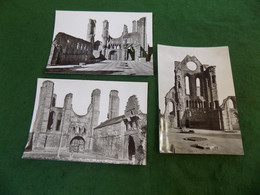 VINTAGE SCOTLAND: Arbroath Abbey X3 B&w Ministry Of Works - Angus