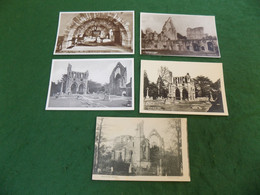 VINTAGE SCOTLAND: Dryburgh Abbey X5 B&w Sepia - Berwickshire