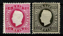 Portugal, 1884, # 66/7, Dent. 12 3/4, MH - Neufs
