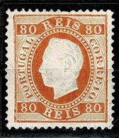 Portugal, 1870/6, # 42i Dent. 12 3/4, Tipo I, MH - Unused Stamps