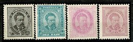 Portugal, 1884/7, # 60/3, MH - Unused Stamps