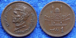 PAKISTAN - 1 Rupee 2006 KM# 62 Decimal Coinage (1961) - Edelweiss Coins - Pakistán