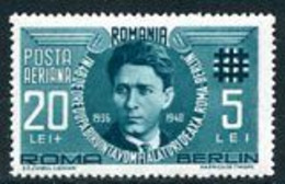 ROMANIA 1940 Codreanu Anniversary Airmail  MNH / **  Michel 681 - Unused Stamps