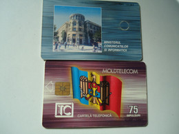 MOLDOVA  USED CARDS    MONUMENTS ARCA TRIUMFALA - Moldavië