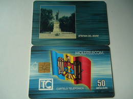 MOLDOVA  USED CARDS    MONUMENTS  33.500 - Moldova