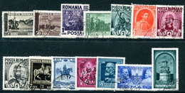 ROMANIA 1939 Centenary Of Karl I  MNH / **.  Michel  569-82 - Unused Stamps