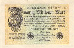 20 Mio Mark 1923 AU/EF (II) BM-64 015079 - 20 Millionen Mark