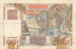 Frankreich 100 Francs Geldschein, 100 F 1945-1954 ''Jeune Paysan' VF/F (III) - 100 F 1945-1954 ''Jeune Paysan''