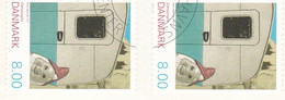 Danemark YV 1624a Par 4 O 2011 Camping - Used Stamps