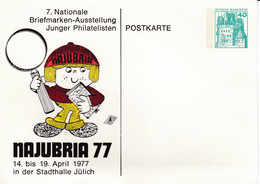 BRD, PP 100 D2/022, BuSchl. 40,  Jülich, NAJUBRIA 77 - Privé Postkaarten - Ongebruikt