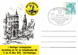 BRD, PP 100 D2/034, BuSchl. 40,  Reutlinger Leistungsschau - Postales Privados - Usados