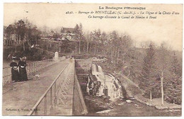 22 Bosméléac - Barrage  La Digue Et La Chute D'eau - Bosméléac