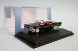 Oxford - PONTIAC BONNEVILLE COUPE 1959 Noir Voiture US Neuf HO 1/87 - Véhicules Routiers