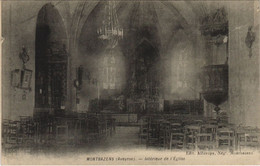 CPA MONTBAZENS - Interieur De L'Église (133425) - Montbazens