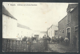 +++ CPA - BOIGNEE - Sombreffe - Intérieur De La Ferme Hanoteau - Chevaux - Bétail  // - Sombreffe