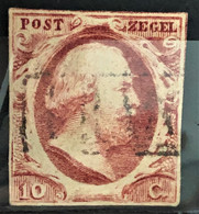 NETHERLANDS 1852 - Canceled - Sc# 2 - 10c - Usados