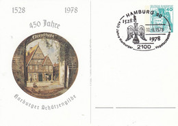 PP 100/95  1528 - 1978 400 Jahre Harburger Schützengilde, Ehrenscheibe, Hamburg 90 - Privé Postkaarten - Gebruikt