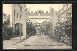 CPA Charolles, Concours Agricole 1909, Entrée De La Grande-Rue - Charolles