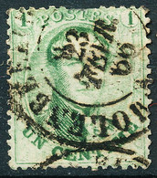 BELGIUM #13 Used - 1863-65 1c Leopold - 1849-1865 Medallones (Otros)