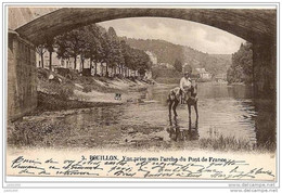 BOUILLON ..-- Pont De France . Cavalier Avec Sa Jambe De Bois ! . 1903 Vers SEDAN ( A. Goffinet ) .Voir Verso . - Bouillon