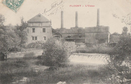 FLOGNY - BEAU PREMIER PLAN DE L'USINE - MOULIN - 2 SCANNS - TOP !!! - Flogny La Chapelle