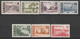 CANADA - N°383/9 ** (1967-72) Série Courante - Ongebruikt