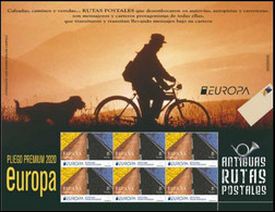 ESPAGNE SPANIEN SPAIN ESPAÑA 2020 EUROPE.ANTIQUES MAIL ROUTES ANTIGUAS  PANE PREMIUM 91 MNH ED 5402 MI 5443 YT 5142 SC 4 - Feuilles Complètes