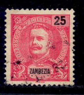 ! ! Zambezia - 1903 D. Carlos 25 R - Af. 47 - Used - Zambezia