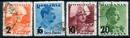 ROMANIA 1938 Surcharges Ex Block Used  Michel 543-46 - Gebraucht