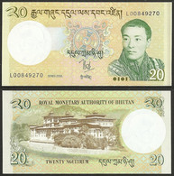 BHUTAN - 20 Ngultrum 2006 P# 30 Asia Banknote - Edelweiss Coins - Bhoutan