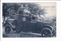 CAMP DE LA COURTINE - Auto Blindé - Manoeuvres