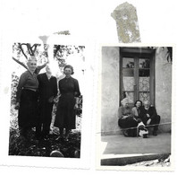 CASTELNAU LE LEZ (34) - GALEN LOUIS ET MARIE THERESE AVEC LEUR NIECE JEANINE ET LEUR FILLEULE RAYMONDE DURAND - PHOTOS - Persone Identificate