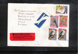 South Africa Interesting Airmail Registered Letter - Cartas & Documentos