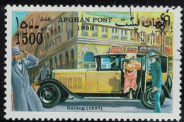 Afghanistan 1998 Oblitéré Used Transports Voiture Delling De 1927 SU - Afghanistan