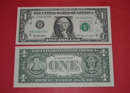 STAR NOTE USA $1 Dollar Bill 1999 - ST LOUIS, Crisp, Uncirculated - Federal Reserve Notes (1928-...)