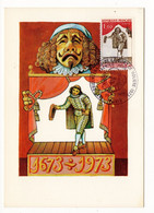 Carte Maximum 1973 - Tricentenaire De La Mort De Molière YT 1771 - Paris - 1970-79