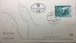 AUTRICHE / AUSTRIA / ÖSTERREICH 1960 Mi.1074 3$ World Refugee Year FDC - FDC