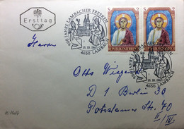 AUTRICHE / AUSTRIA / ÖSTERREICH 1967 Mi.1246 (x2) On FDC To Germany - FDC