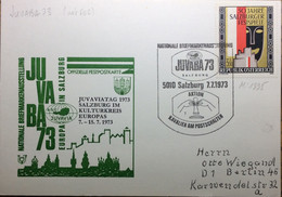 AUTRICHE / AUSTRIA / ÖSTERREICH 1973 Mi.1335 On JUVABA 73 Card To Germany - Covers & Documents