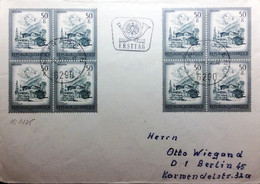 AUTRICHE / AUSTRIA / ÖSTERREICH 1975 Mi.1475 (x8) On FDC To Germany - FDC