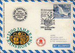 AUTRICHE / AUSTRIA / ÖSTERREICH 1988 80th Balloon Post Flight Cover - Ballonpost