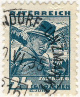 AUTRICHE / ÖSTERREICH 1935 MAUTENDORF-UNZMARKT Nr.316 Bahnpoststempel On Mi.575 - Gebruikt