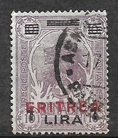 Erythrée Colonie Italienne  N° 60 Oblitéré B/TB        - Erythrée