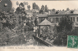 14 - Carte Postale Ancienne De LISIEUX   Les Touques Du Pont Labbey - Lisieux