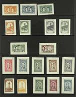 1910 IMPERF PROOFS. An Attractive Collection Of "Viceroy Centenary" Imperf Proofs On Thin Laid Paper In Single Printed C - Andere & Zonder Classificatie