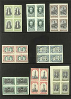 1910 IMPERF PROOF BLOCKS OF 4. An Attractive Collection Of The 1910 Centenary Of Deposition Of The Spanish Viceroy Set,  - Sonstige & Ohne Zuordnung