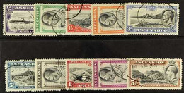 1934 Pictorial Set, SG 21/30, Fine Used. (10 Stamps) For More Images, Please Visit Http://www.sandafayre.com/itemdetails - Ascensione