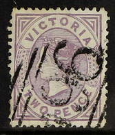 VICTORIA 1873-87 2d Pale Mauve Perf 12½, SG 189a, Fine Used.  For More Images, Please Visit Http://www.sandafayre.com/it - Andere & Zonder Classificatie